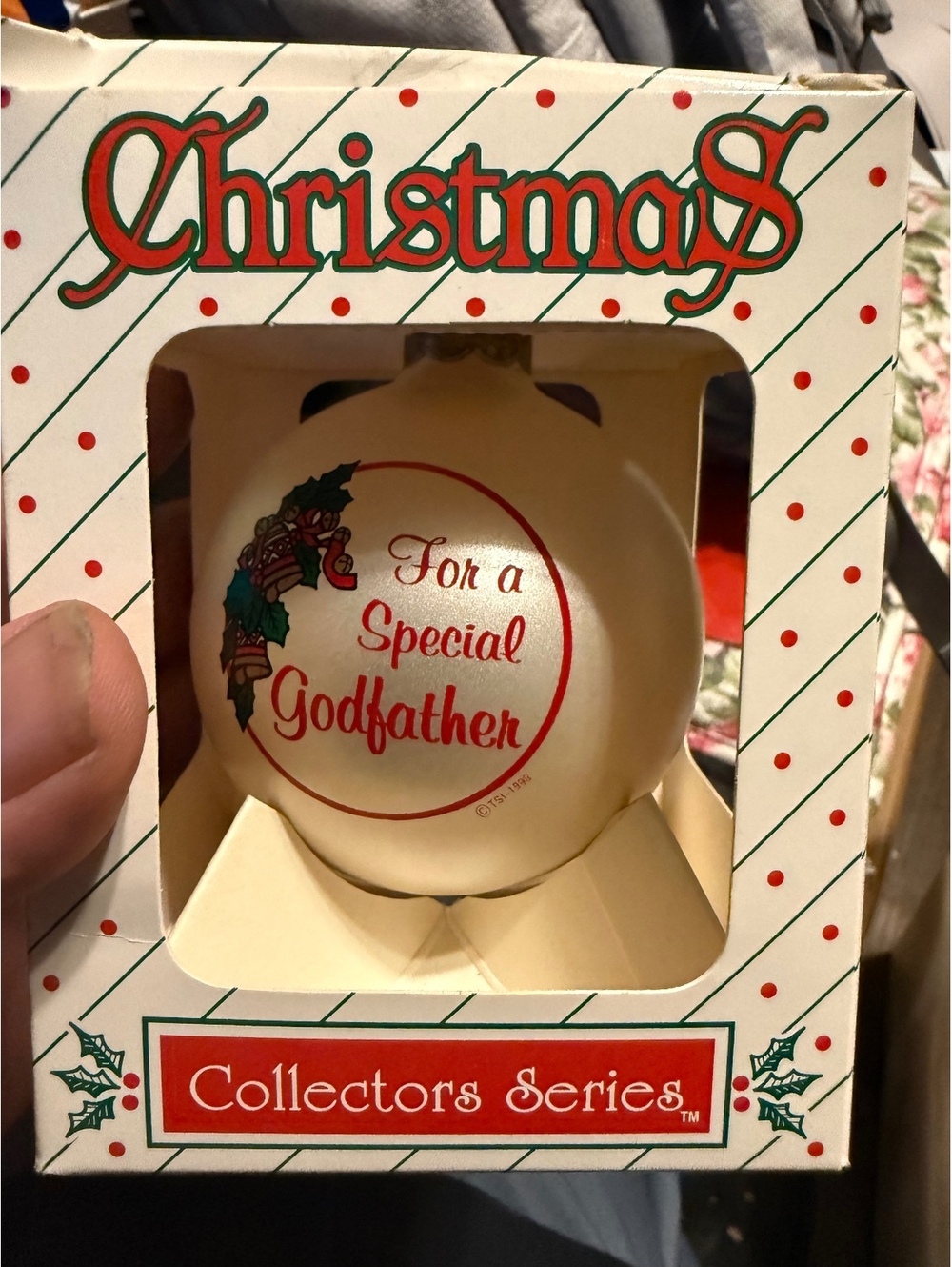 Christmas Collectors Series Special Godfather Ornament